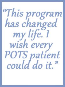 POTS Treatment Center Review - Testimonial Quote - This program has changed my life